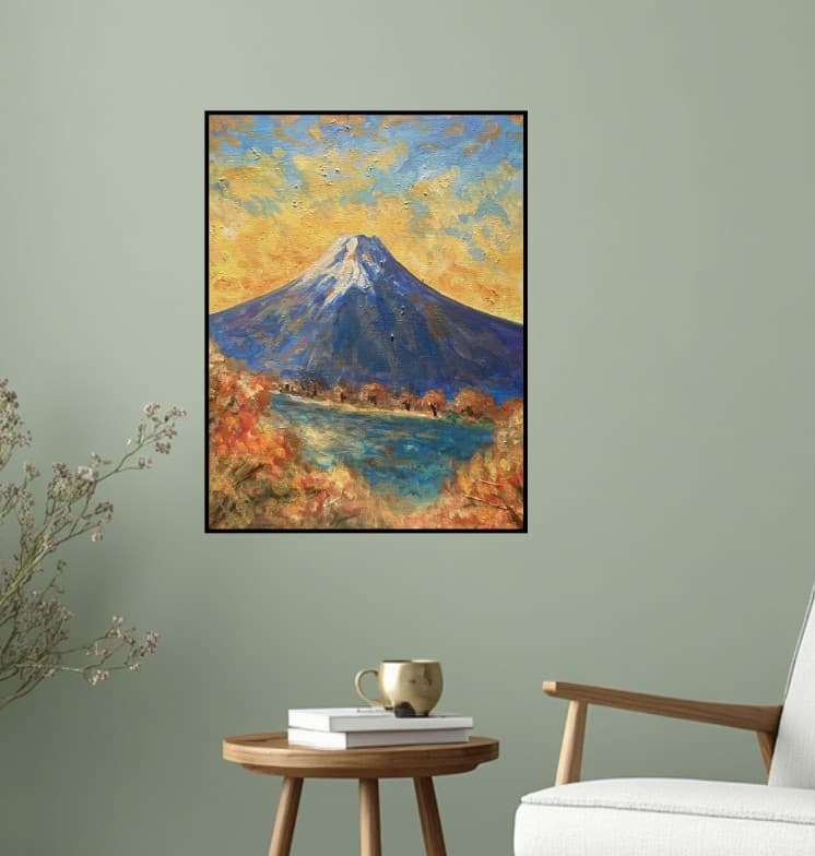 秋の富士山