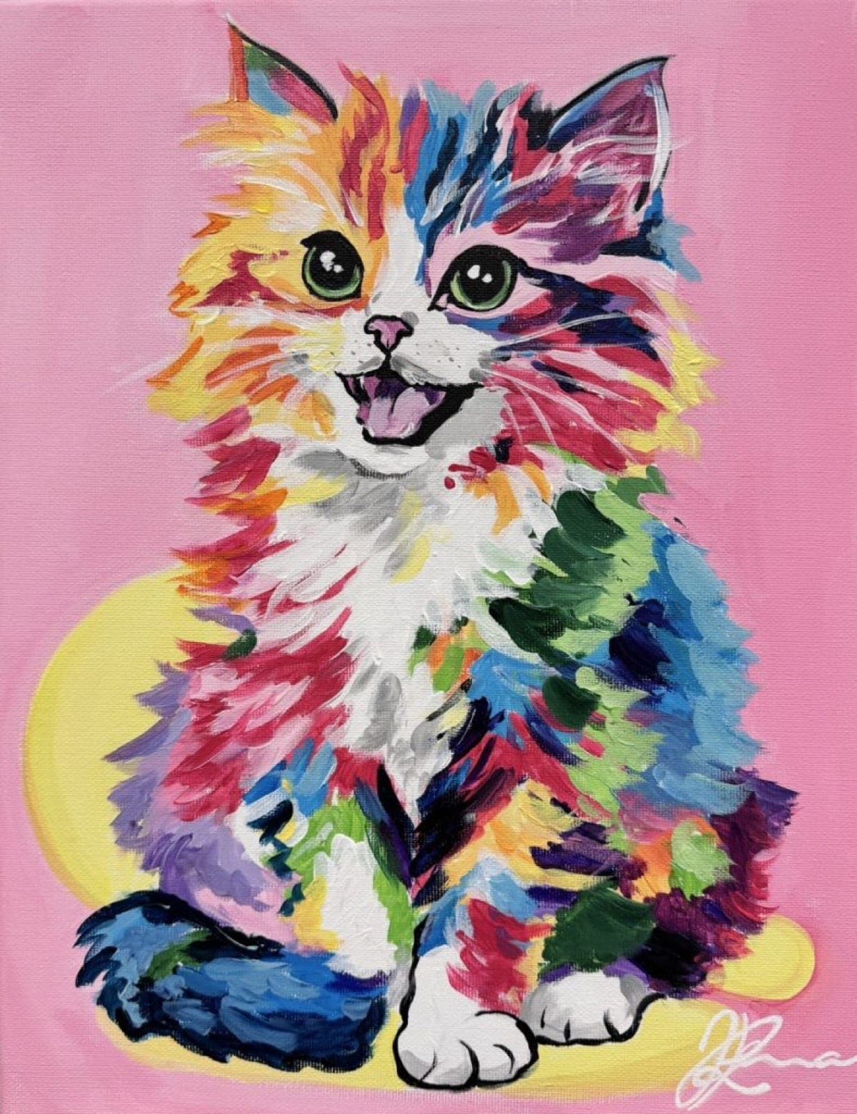東京でペットを描くアート体験